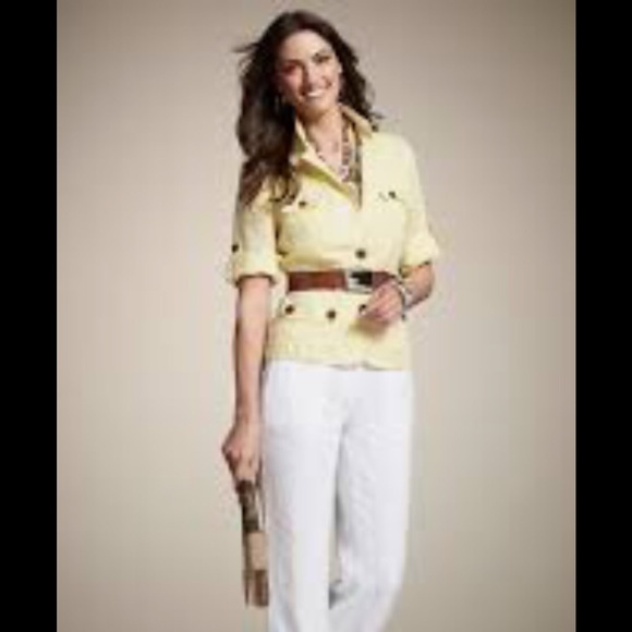 Chico’s Easy Expedition Emmylou Linen Jacket - Picture 2 of 7